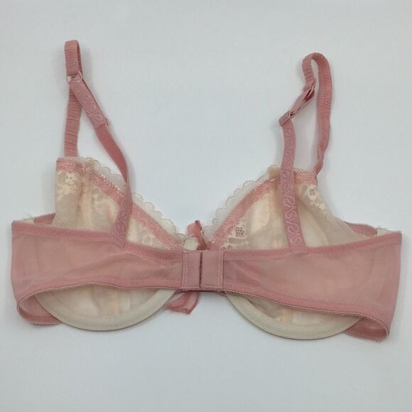 Simply Vera Vera Wang Intimates 34C Lacy sexy Underwire Pink Bra - Picture 6 of 8